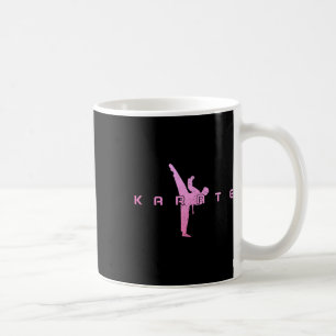 Karate Martial Arts Fighter Black Belt Girls Vrouw Koffiemok