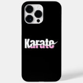 Karate Martial Arts Girly Pink Case-Mate iPhone Case (Achterkant)