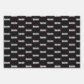 Karate Martial Arts Girly Pink Inpakpapier Vel (Voorkant 2)