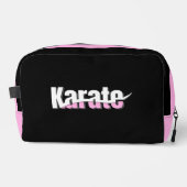 Karate Martial Arts Girly Pink Toilettasje (Voorkant)