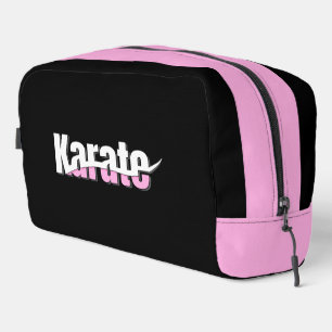 Karate Martial Arts Girly Pink Toilettasje