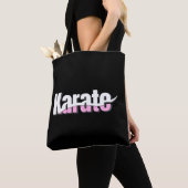 Karate Martial Arts Girly Pink Tote Bag (Dichtbij)