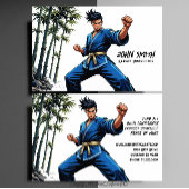 Karate Martial Arts Instructor Visitekaartje