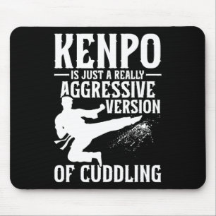 Karate Martial Arts Meisje Lady Kenpo School Fight Muismat