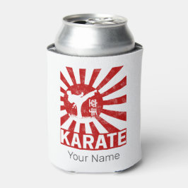 Karate Martial Arts met Japans ontwerp Blikjeskoeler