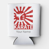 Karate Martial Arts met Japans ontwerp Blikjeskoeler (Voorkant)