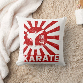 Karate Martial Arts met Japans ontwerp Kussen