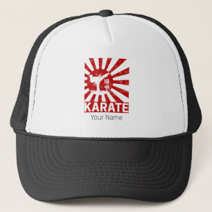 Karate Martial Arts met Japans  ontwerp Trucker Pet