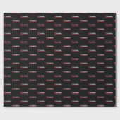 Karate Martial Arts Rood Cadeaupapier (Vlak)