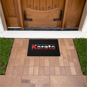 Karate Martial Arts Rood Deurmat