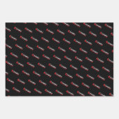 Karate Martial Arts Rood Inpakpapier Vel (Voorkant 3)