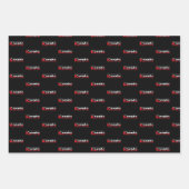 Karate Martial Arts Rood Inpakpapier Vel (Voorkant 2)