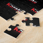 Karate Martial Arts Rood Legpuzzel (Zijkant)