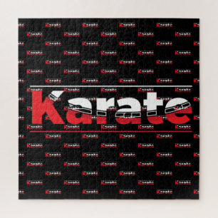Karate Martial Arts Rood Legpuzzel