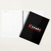 Karate Martial Arts Rood Planner (Display)