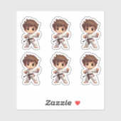 Karate Martial Arts Sticker (Vel)