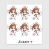 Karate Martial Arts Sticker (Vel)