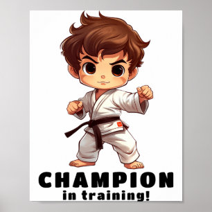 Karate Martial Arts T-shirt  Poster