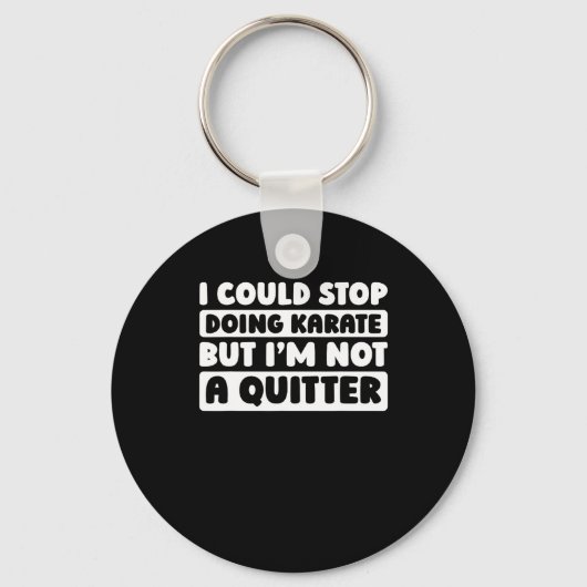 Karate Martial Arts - vechter karate Sleutelhanger (Voorkant)