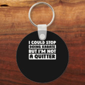 Karate Martial Arts - vechter karate Sleutelhanger (Voorkant)