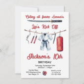 Karate Martial Arts Verjaardag Kaart (Voorkant)