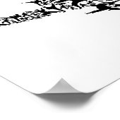 Karate Martial Arts Vliegende Kick Boksen Kickboxe Poster (Hoek)