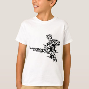Karate Martial Arts Vliegende Trap Boksen Kickboks T-shirt