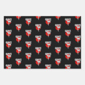 Karate Martial Arts Woman Gift Inpakpapier Vel (Voorkant 2)