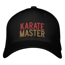 karate Master Embroided Baseball Pet