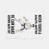 Karate Master Martial Arts Quotes Funny Gift T Shi Fleece Deken (Voorkant (Horizontaal))