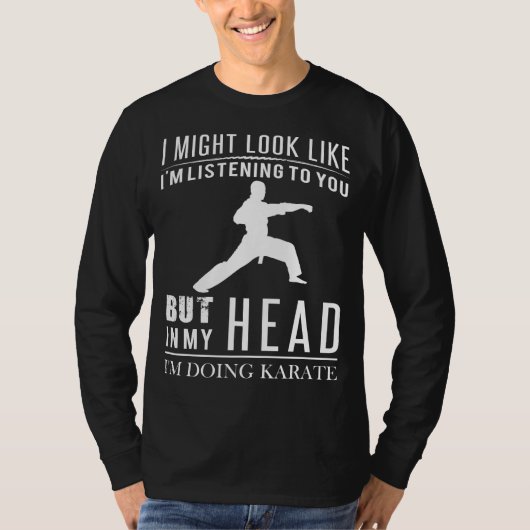 Karate Mastermind T-shirt - Silent Focus, Verborge (Voorkant)