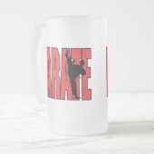 Karate Matglas Bierpul (Voorkant links)