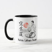 Karate - Mediteren. Caffeinate. Domineren. Mok (Links)