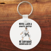Karate Meester Vechtkunst Quotes Grappig Cadeau T- Sleutelhanger (Voorkant)