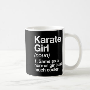 Karate Meisje Definitie Grappig Sassy Sporten Mart Koffiemok