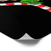 Karate Meisje Elf Vechtkunst Kerstmis Poster (Hoek)
