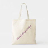 Karate Meisje Silhouet Martial Art Moderne Canvas  Tote Bag (Achterkant)