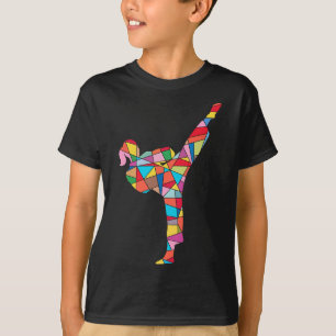 Karate Meisje Vechtkunst Kinderen Vrouwen Taekwond T-shirt