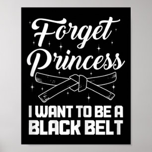 Karate Meisje Vechtkunst MMA Jiu Jitsu Kickboksen Poster