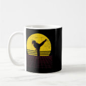 Karate Meisje Vintage Koffiemok (Links)