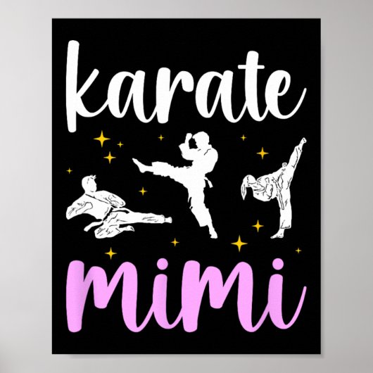 Karate Mimi Proud Karate Mimi Oma Poster (Voorkant)