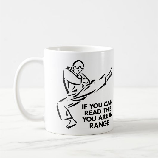 Karate, MMA, je bent in bereik Koffiemok (Links)