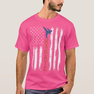 Karate Mma Martial Art Vintage Verenigde Staten Am T-shirt