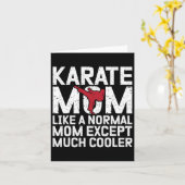 Karate moeder als een normale moeder, behalve veel kaart (Gele Bloem)