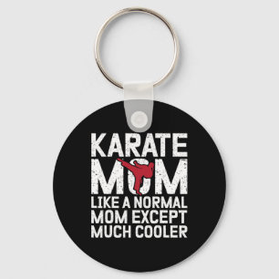 Karate moeder als een normale moeder, behalve veel sleutelhanger