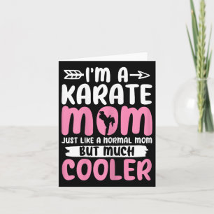 Karate Moeder Grappig Karate Martial Arts Zwart Ri Kaart