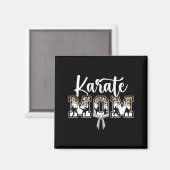 Karate Moeder Karate Mama Karate Moeder Magneet (Voorkant / Achterkant)