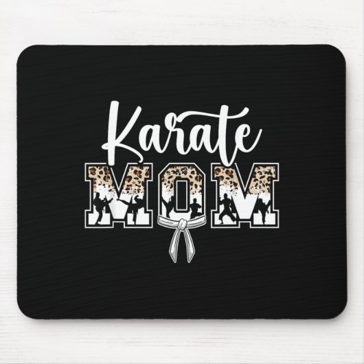 Karate Moeder Karate Mama Karate Moeder Muismat (Voorkant)