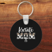 Karate Moeder Karate Mama Karate Moeder Sleutelhanger (Voorkant)