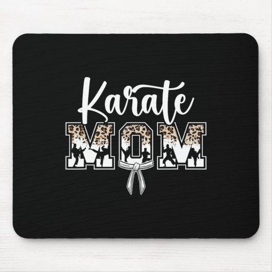 Karate moeder Karate moeder Karate moeder Muismat (Voorkant)
